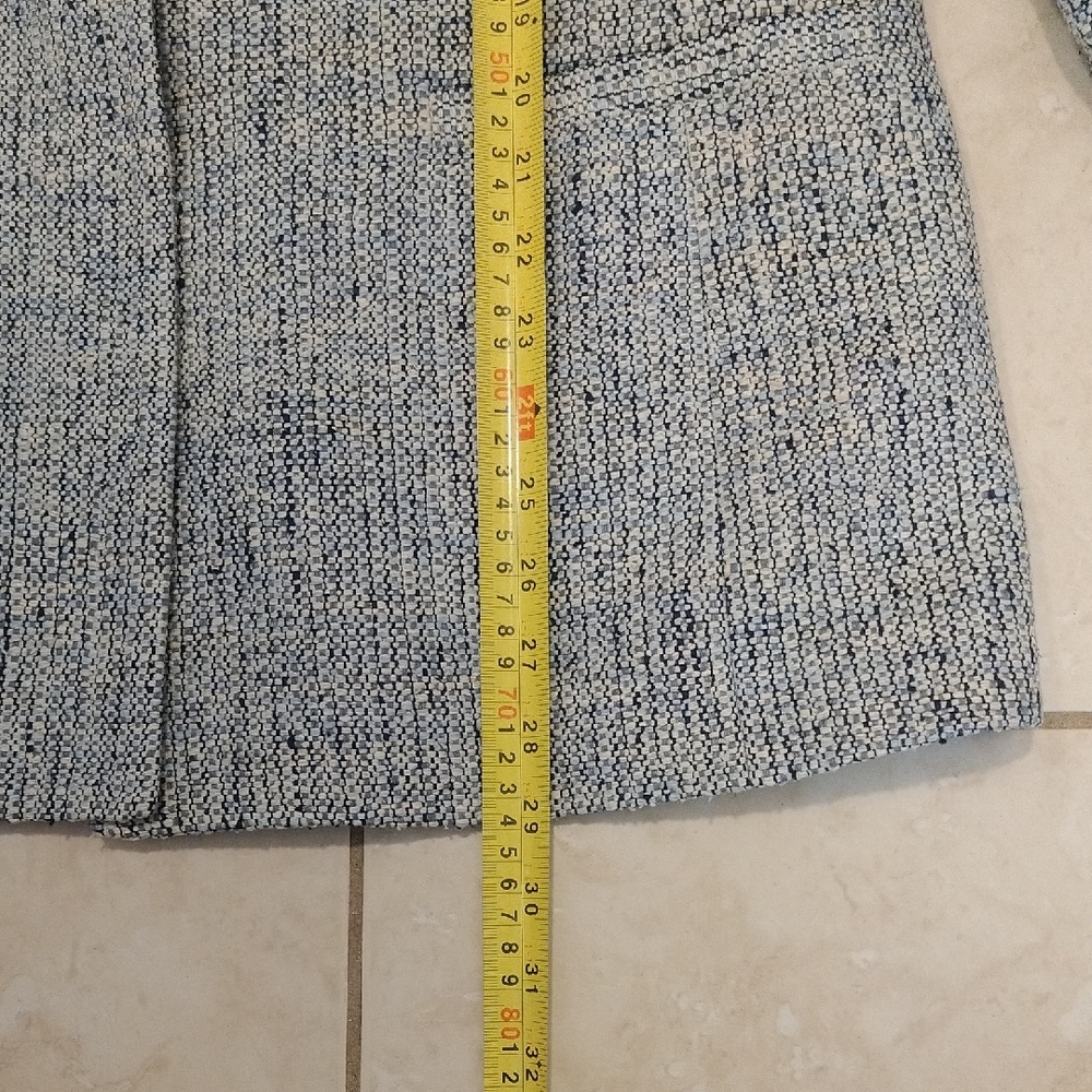 Vintage‎ Silk Gray Blazer Jacket. High End Designer Piece Size Large - Picture 3 of 8